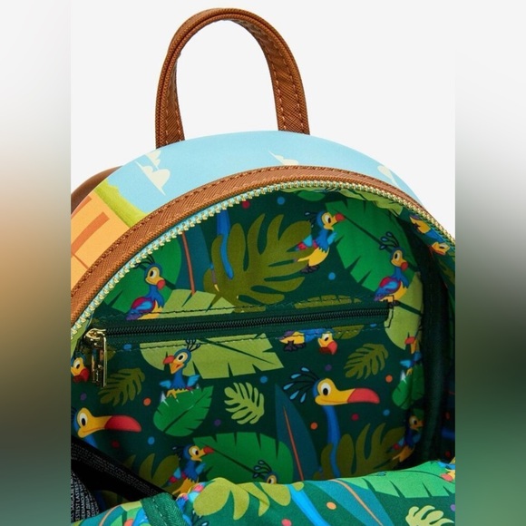 Loungefly Disney Pixar Up Kevin with Babies Mini Backpack NWT